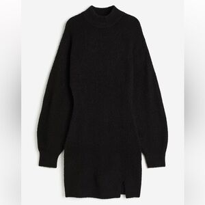 H&M BLACK KNITTED TURTLENECK SWEATER DRESS ✨ SOLD OUT ONLINE ✨